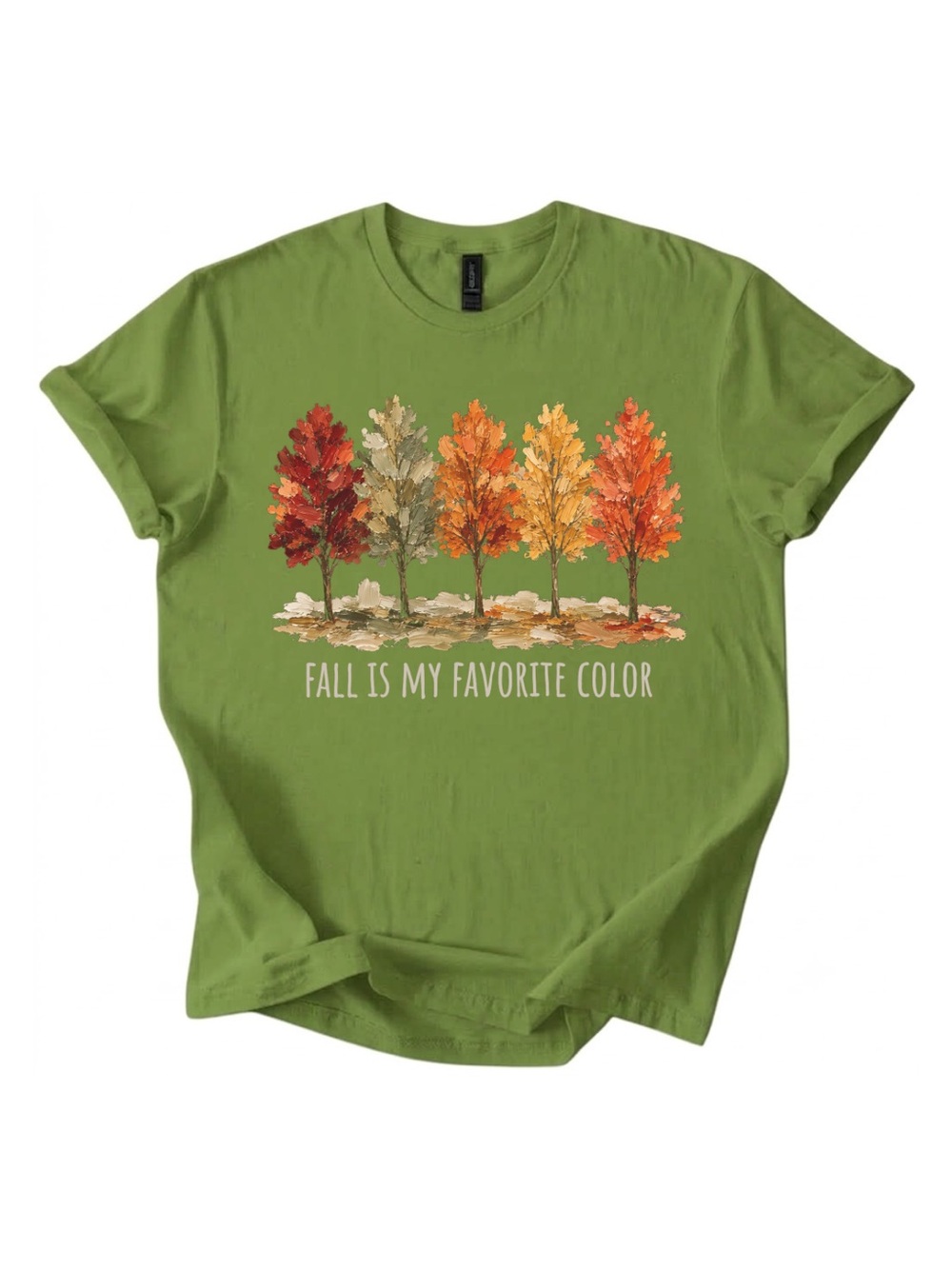 Gildan Green 'Fall Is My Favorite Color' Tree Graphic Tee